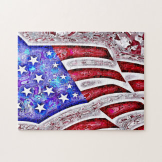 AMERIKANSKA FLAGGANpussel Pussel