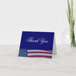 Amerikanska flaggans patriotiska tackkort
