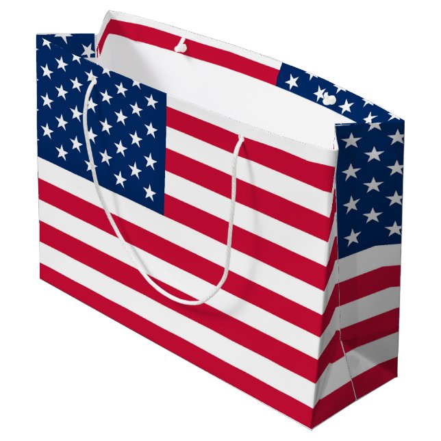Amerikanska flaggans presentförpackningar (Baksidan Vinklad)