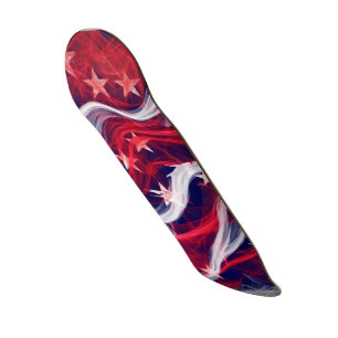 Amerikanska flagganskateboard mini skateboard bräda 18,5 cm