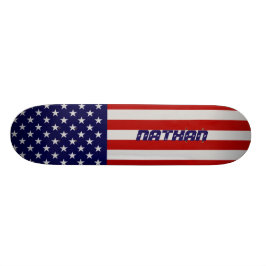 Amerikanska flagganSkateboard Skateboard Bräda 21,5 Cm