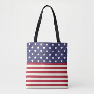 Amerikanska flagganstars och stripes patriotiska tygkasse