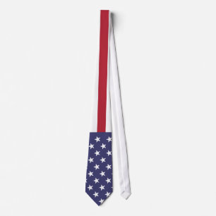 Amerikanska flagganstars och stripesslips slips
