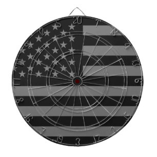 Amerikanska flaggansvartgrått piltavla