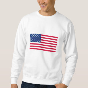 Amerikanska flagganTshirt Lång Ärmad Tröja