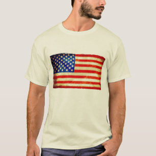 Amerikanska flaggantshirtmanar tröja