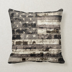Amerikanska flagganvintage kudde