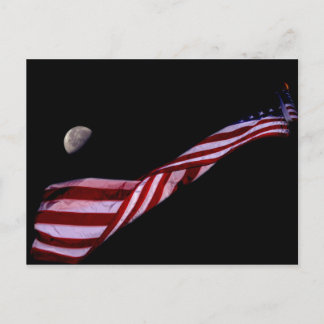 Amerikanska flagganvykort vykort