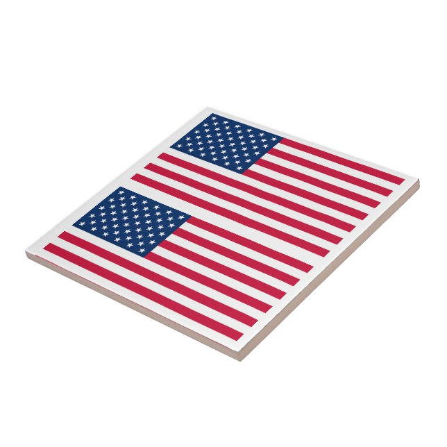 Amerikanska Flaggor Tile USA Kakelplatta (Sidan)