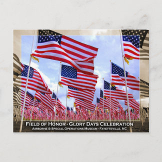 Amerikanska Flaggor Vykort