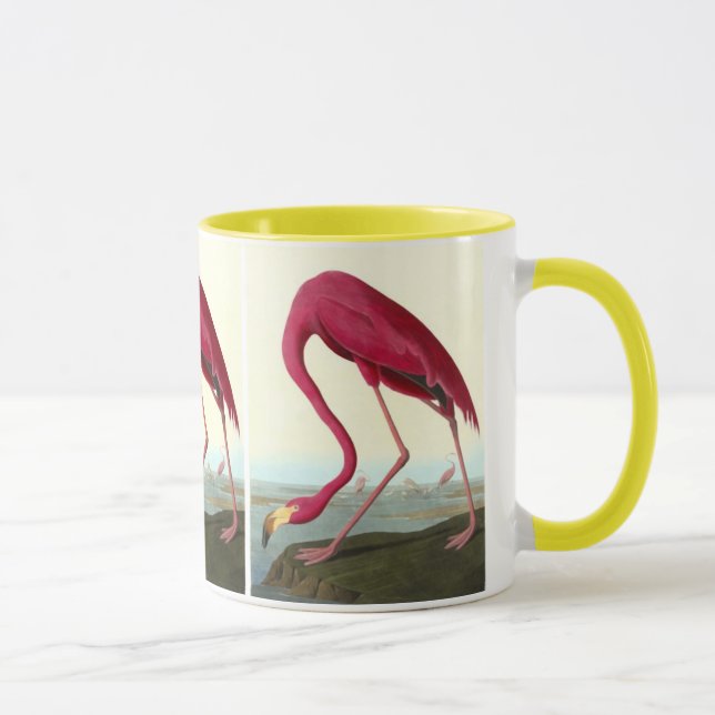 Amerikanska Flamingo, John James Audubon Mugg (Höger)