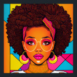 Amerikanska flickor i Pop Art Stil: Färgfull! Poster<br><div class="desc">"Upplev 80-talets kultur med denna djärva och branta pop Art Porträtt. Den här unika teckningen fångar upp epokens ikoniska mode och personliga stil, med fet stil och ljusa färger som gör den till ett måste-ha-tillägg till alla popkonssamlingar. Missa inte din chans att äga en biet av 80-talets popkultur som kommer...</div>