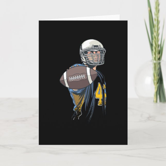 AMERIKANSKA FOOTBALL MAN KORT (Framsida)