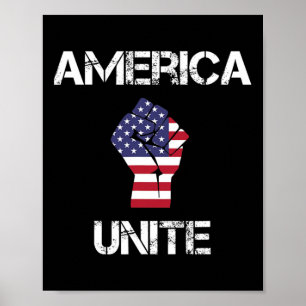 Amerikanska föreningen motsätter sig Fist patrioti Poster