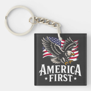 Amerikanska först patriotiska Örn den 4 juli