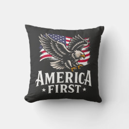 Amerikanska först patriotiska Örn den 4 juli Kudde