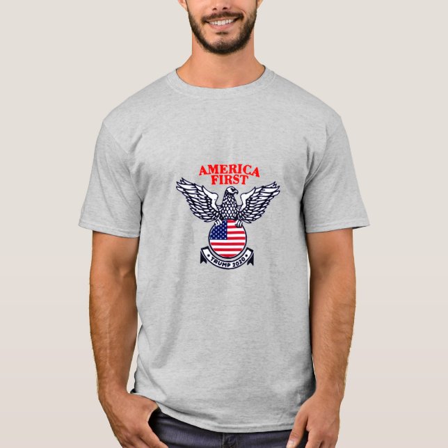 Amerikanska första trumpen 2020 t shirt (Framsida)