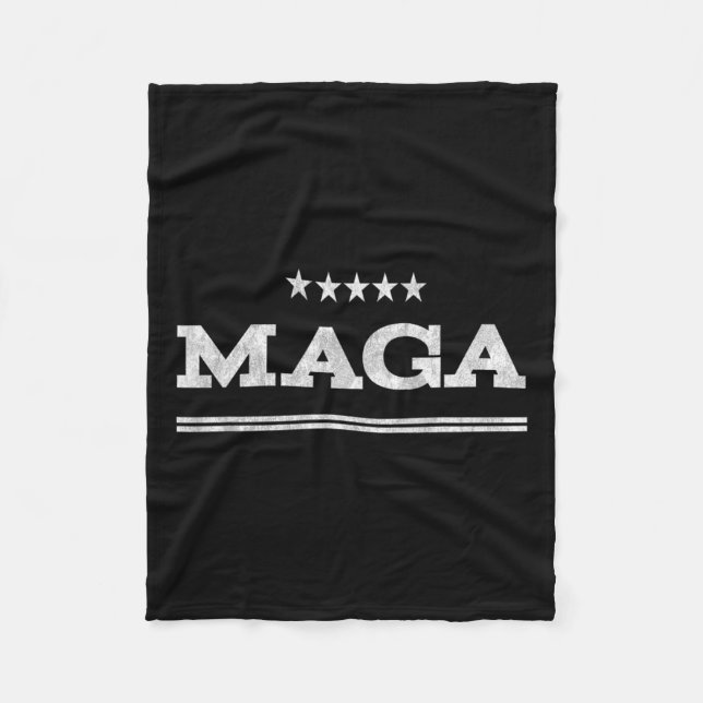 Amerikanska-första trumpen 2020 USA Fleecefilt (Framsidan)