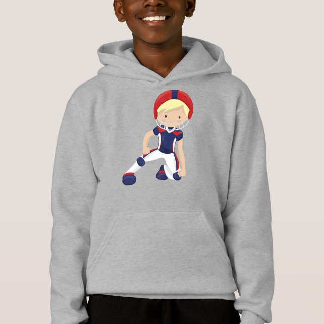 Amerikanska fotbollen, Cute Boy, Blond Hair, Rugby T Shirt (Framsida)