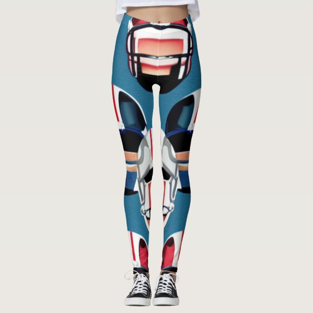 Amerikanska fotbollen leggings (Framsida)