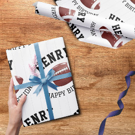 Amerikanska fotbollen Mönster Presentpapper