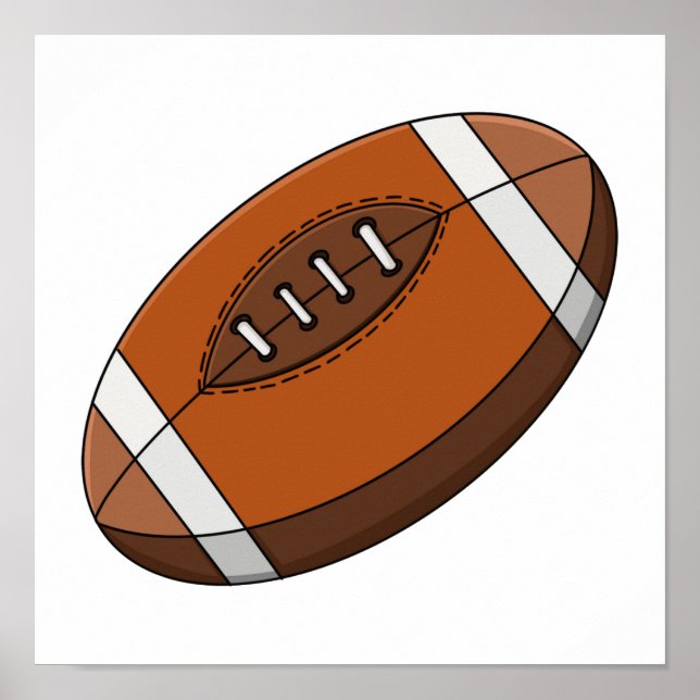 Amerikanska fotbollen poster (Framsidan)