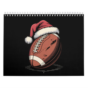Amerikanska fotbollen Santa Hat Sports jul Julafto Kalender