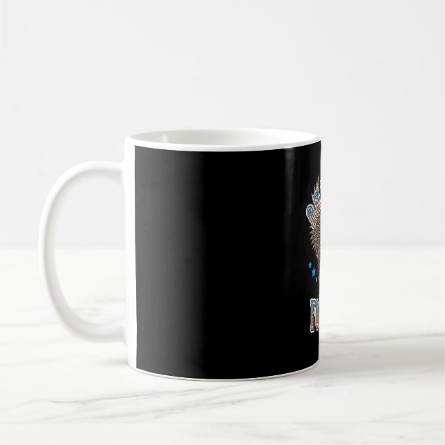 Amerikanska fotbollen USA flagga Kaffemugg (Vänster)