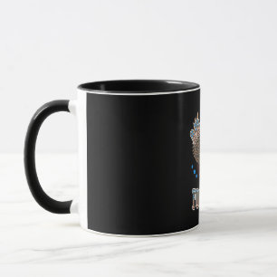 Amerikanska fotbollen USA flagga Mugg