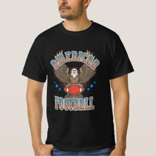 Amerikanska fotbollen USA flagga T Shirt