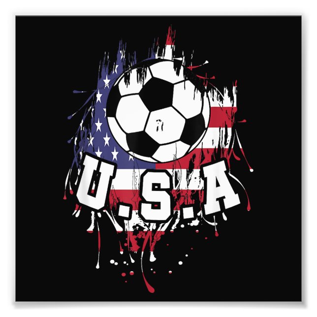 Amerikanska fotbollen USA Fototryck (Framsidan)