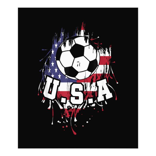 Amerikanska fotbollen USA Fototryck (Framsidan)
