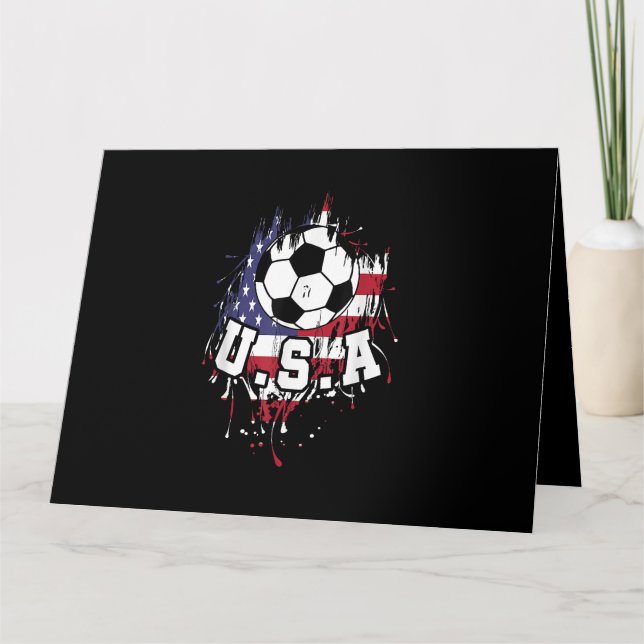 Amerikanska fotbollen USA Kort (Framsida)