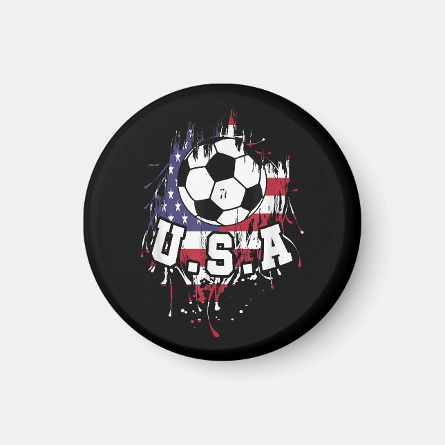 Amerikanska fotbollen USA Magnet (Framsidan)