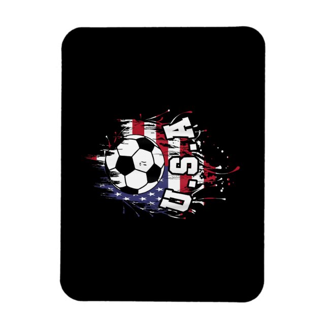 Amerikanska fotbollen USA Magnet (Vertikal)