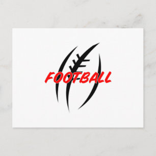 Amerikanska fotbollen USA Spelare Sports Game Gift Vykort