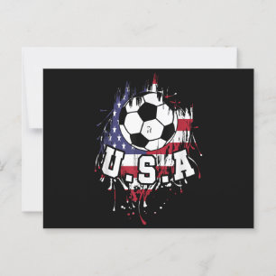 Amerikanska fotbollen USA Vykort