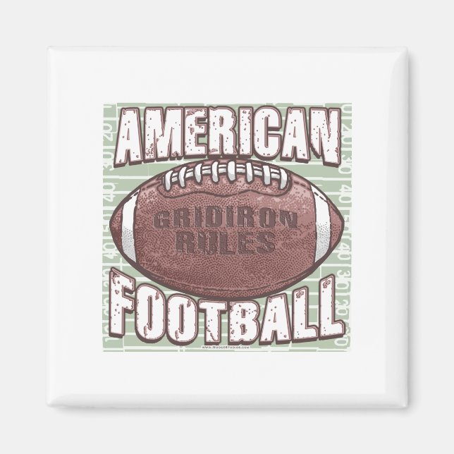 Amerikanska fotbollens magnet (Framsidan)