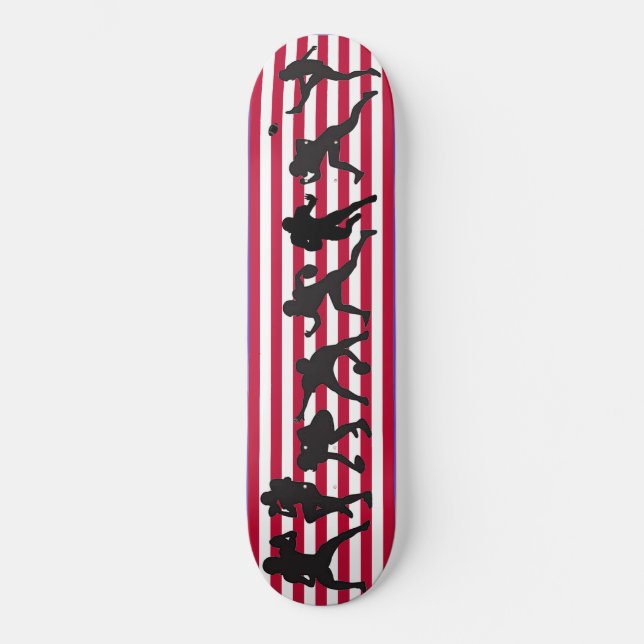 Amerikanska fotbollsbilder för Skateboard (Framsida)