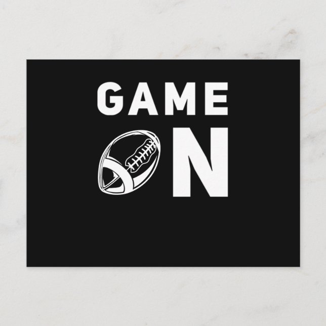 Amerikanska fotbollsmatcher - Hobby Idrottsman Mus Vykort (Framsida)