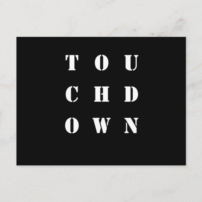 Amerikanska fotbollsmatcher - Hobby Idrottsman Mus Vykort (Framsida)