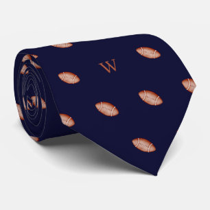 Amerikanska fotbollsmonogram - första blått slips