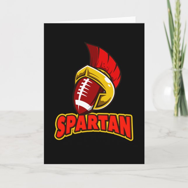 Amerikanska fotbollspartaner Sportans Logotyp Team Kort (Framsida)