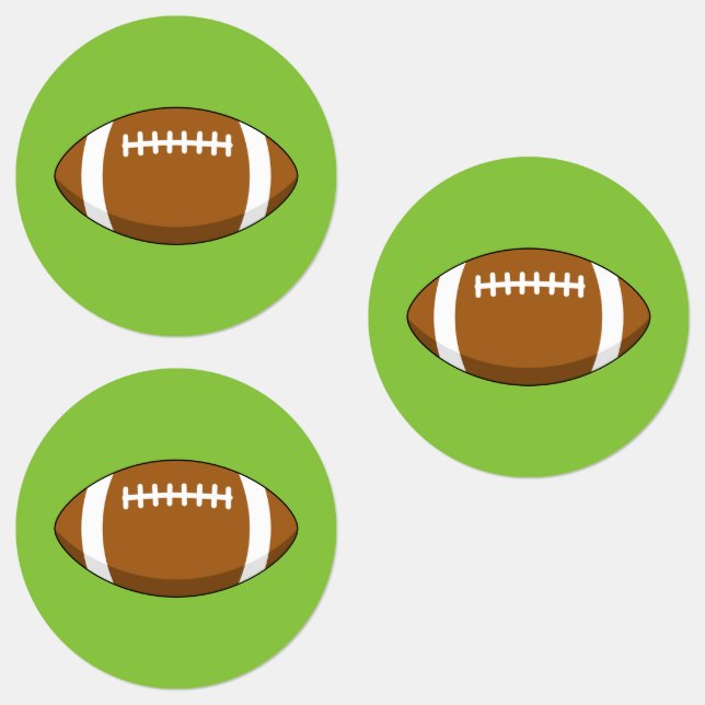 Amerikanska fotbollsrugby Boll Klistermärke (Grupp)
