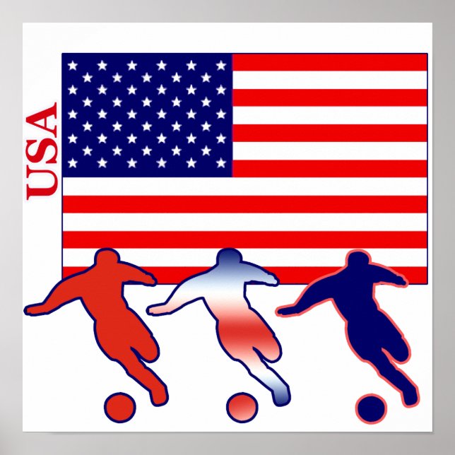 Amerikanska fotbollsspelare poster (Framsidan)