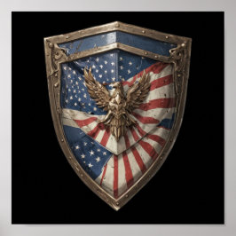 Amerikanska frihetens Eagle Poster