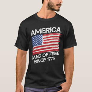 Amerikanska fristaten sedan 1776 Patriotic America T Shirt