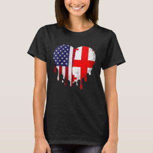 Amerikanska georgiska kulturarvsmånaden Georgiens T Shirt