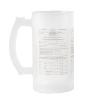 Amerikanska glaset för första inkomstskatt Mugg