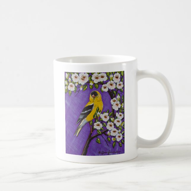 Amerikanska Goldfinch Kaffemugg (Höger)